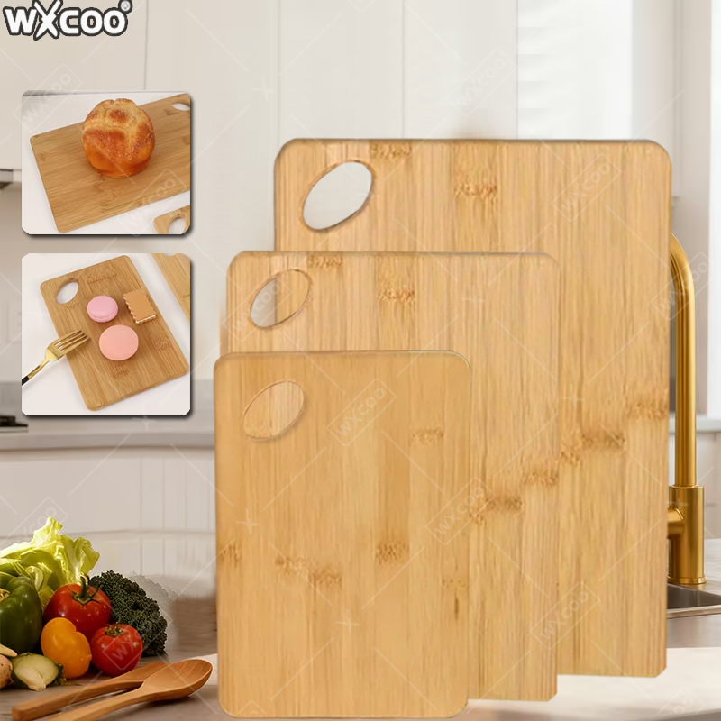 Bamboo Cutting Board - 3pcs Bamboo Cutting Board Set Thick