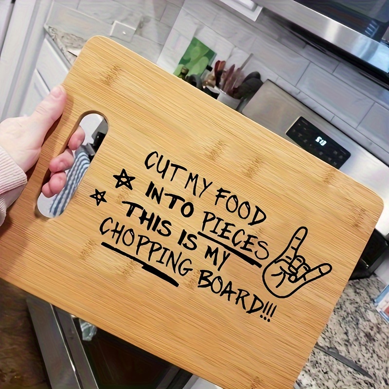 Bamboo Cutting Board - Cutting Board, Engraved Cutting Board, Cut