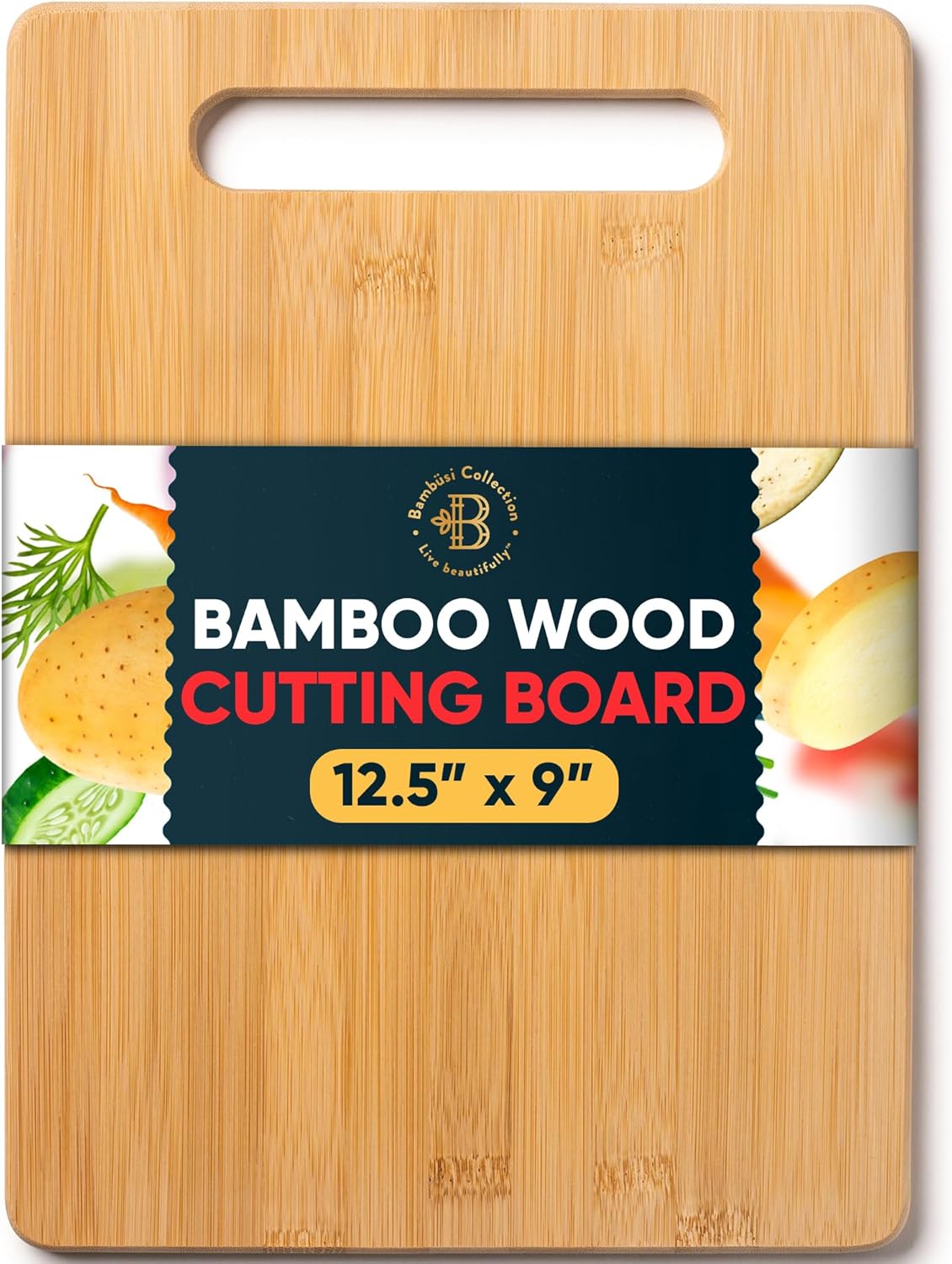 Bamboo Cutting Board - Bamboo Cutting Board 12.5x9 inch for