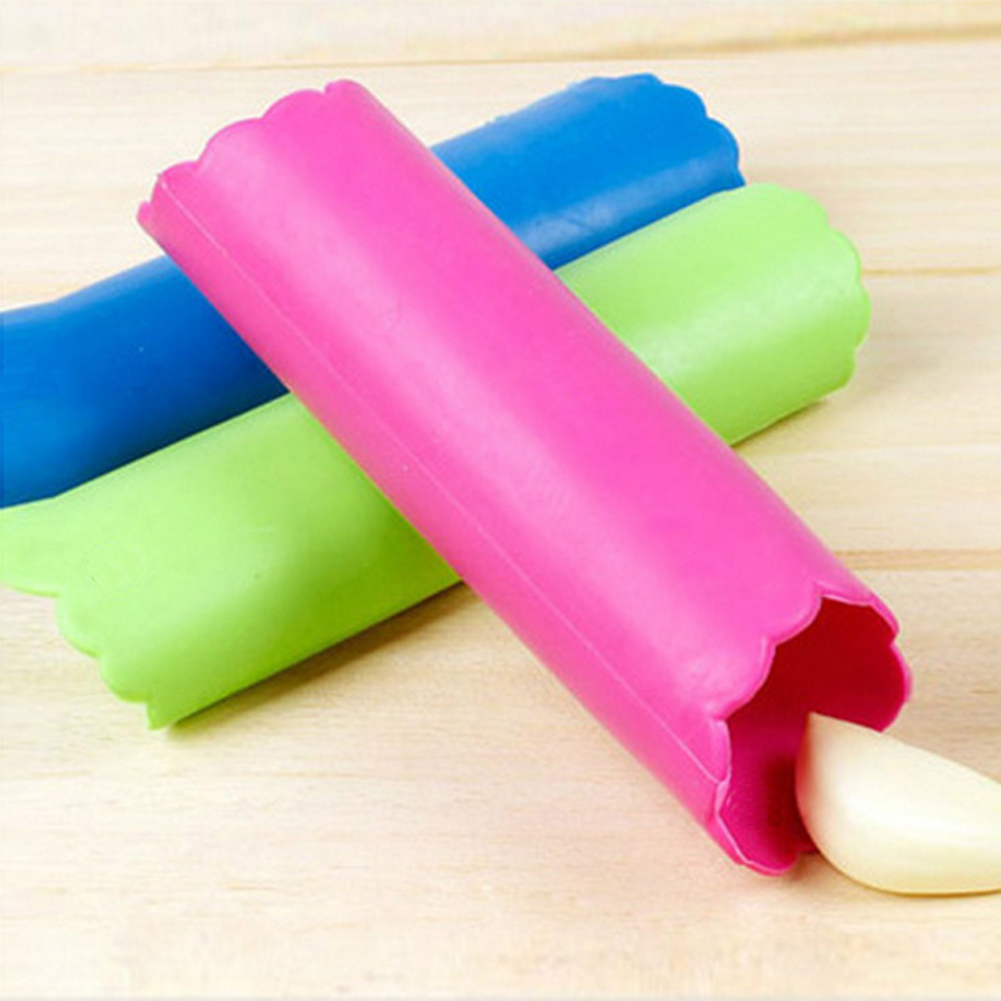 Kitchen Gadgets Youtube - Silicone Garlic Peeler Skin Remover Roller