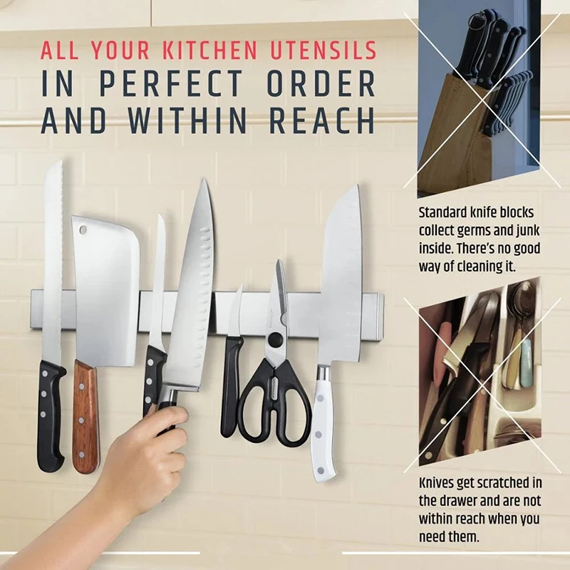 Professional Magnetic Knife St - Magnetic Knife Strip 评论和价格