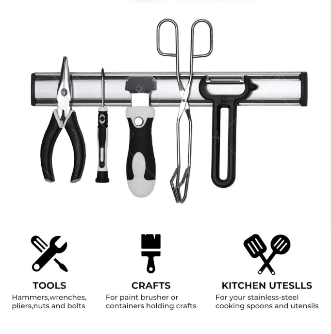 Kitchen Knife Holder Multipurp - Magnetic Knife Strip 评论和价格
