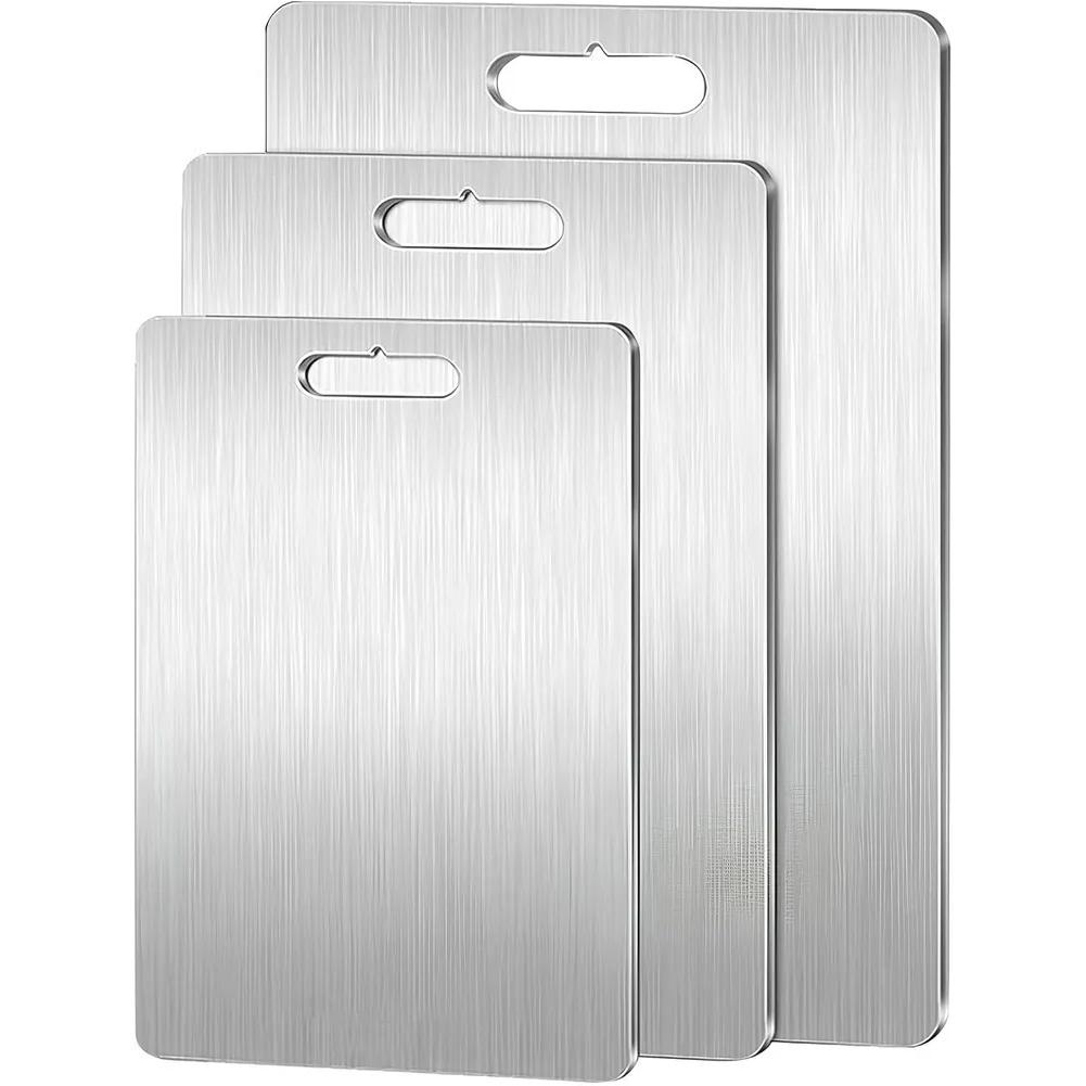 Thickened Stainless Steel Cutt - Bamboo Cutting Board 评论和价格