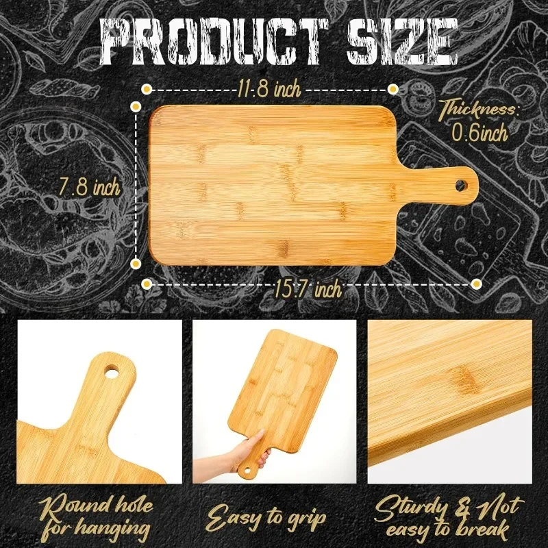 Bamboo Cutting Board with Hand - Bamboo Cutting Board 评论和价格