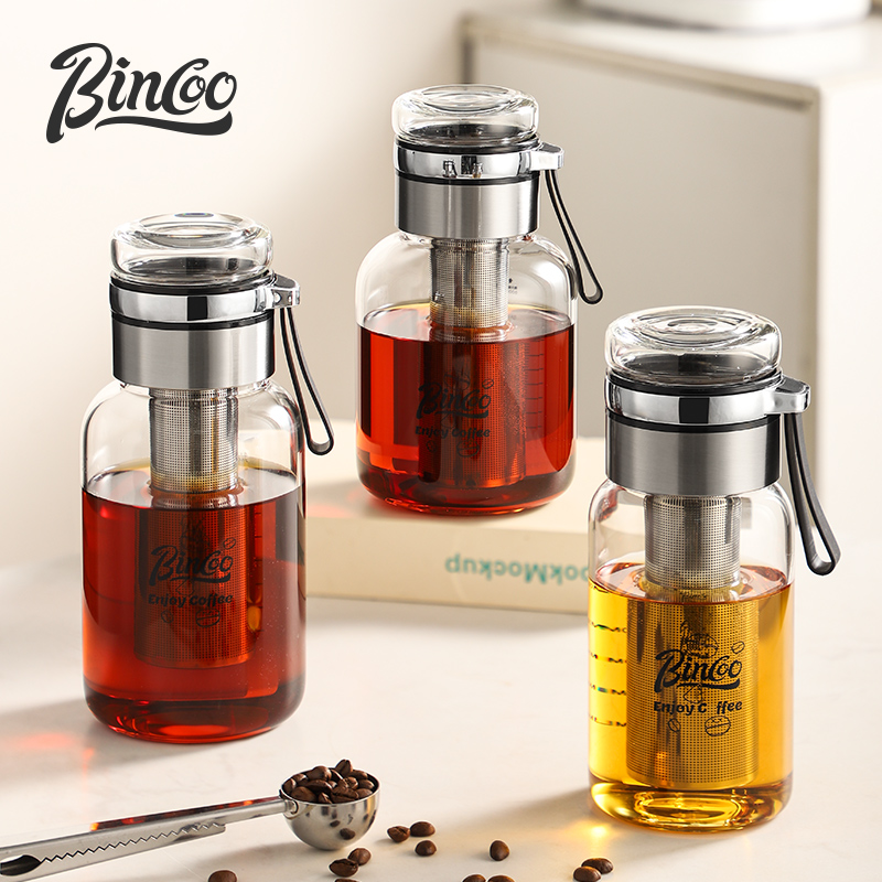 Bincoo Transparent Coffee Cup  - Stainless Steel Strainer 评论和价格