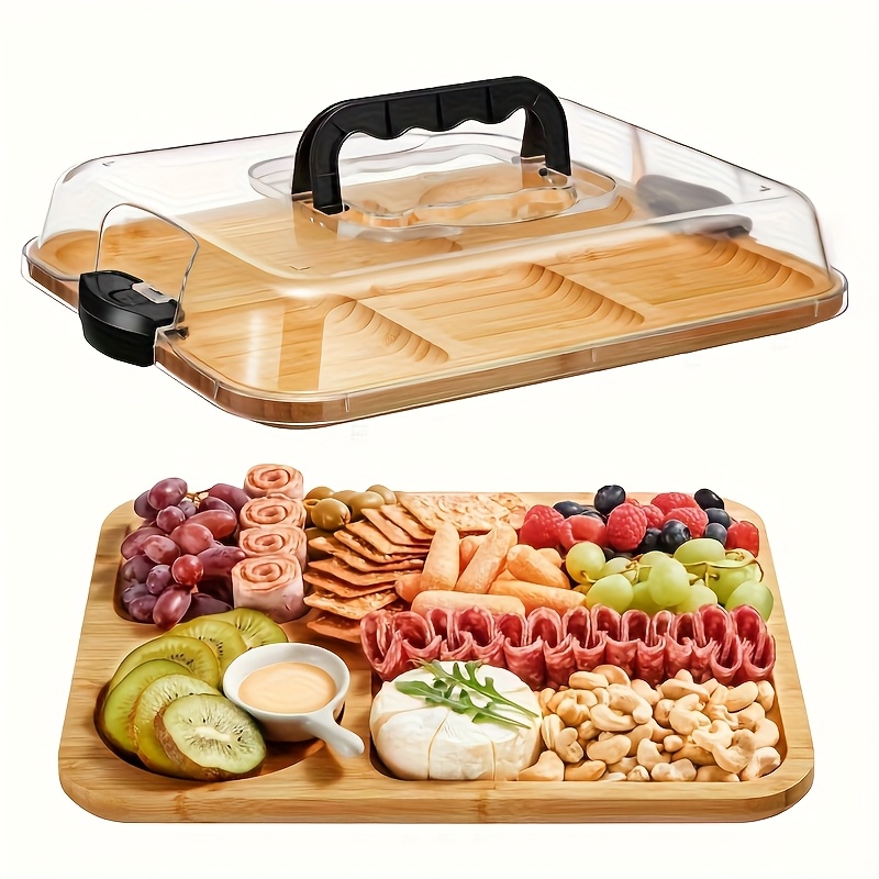 Bamboo Cutting Board with Lid  - Bamboo Cutting Board 评论和价格