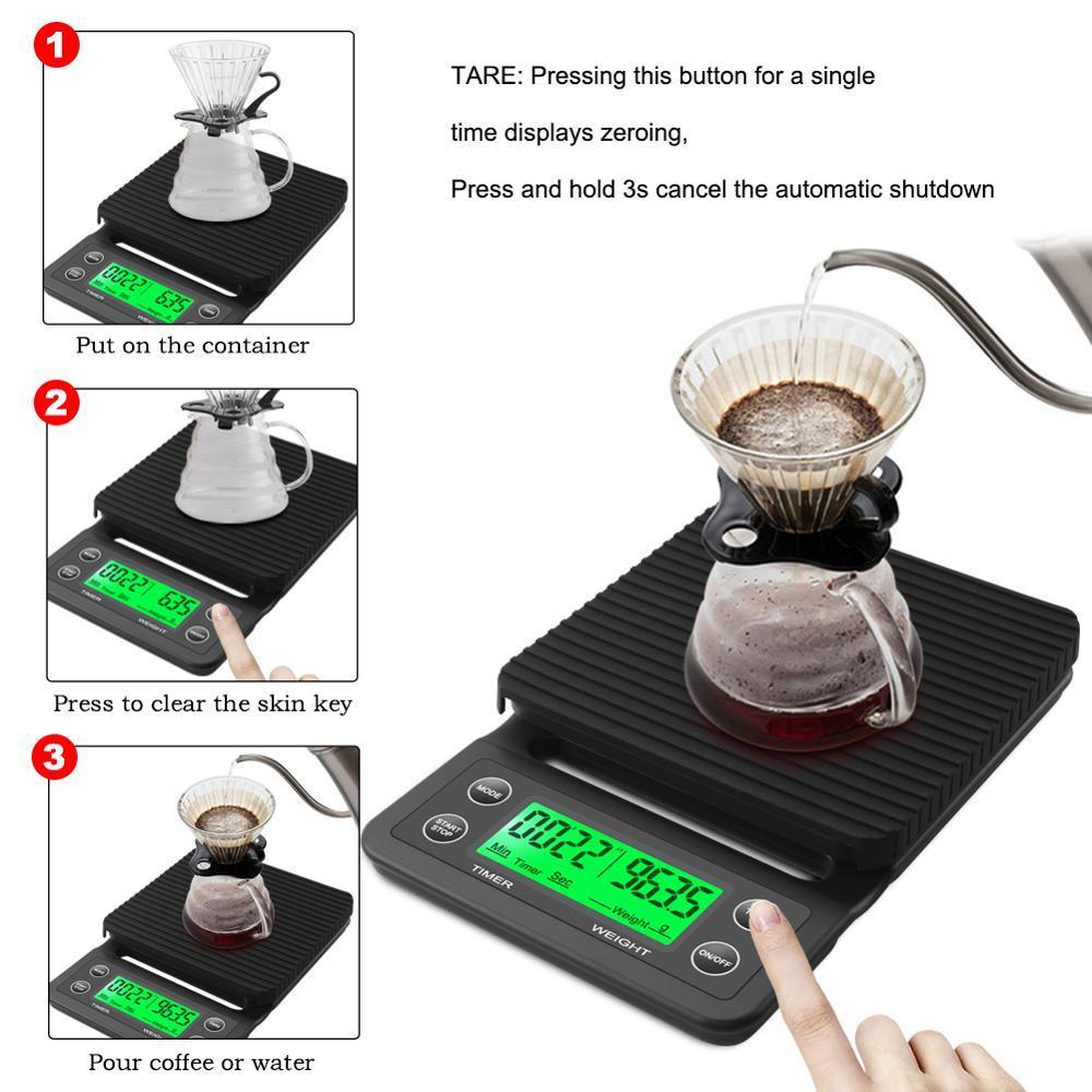 3kg/0.1g 5kg/0.1g Drip Coffee  - Kitchen Timer Digital 评论和价格