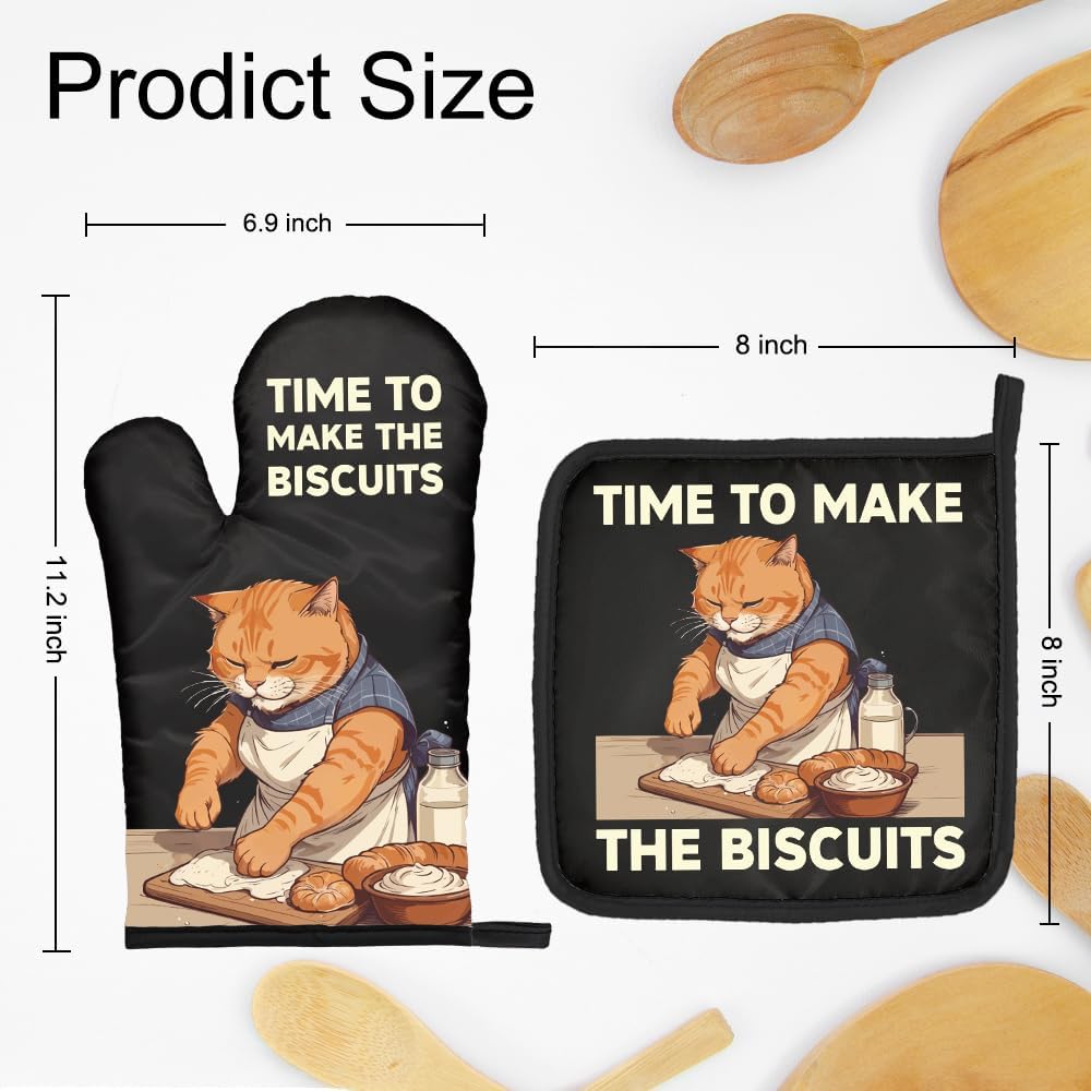 The Biscuits Funny Cat Oven Mi - Kitchen Gadgets For Dad 评论和价格