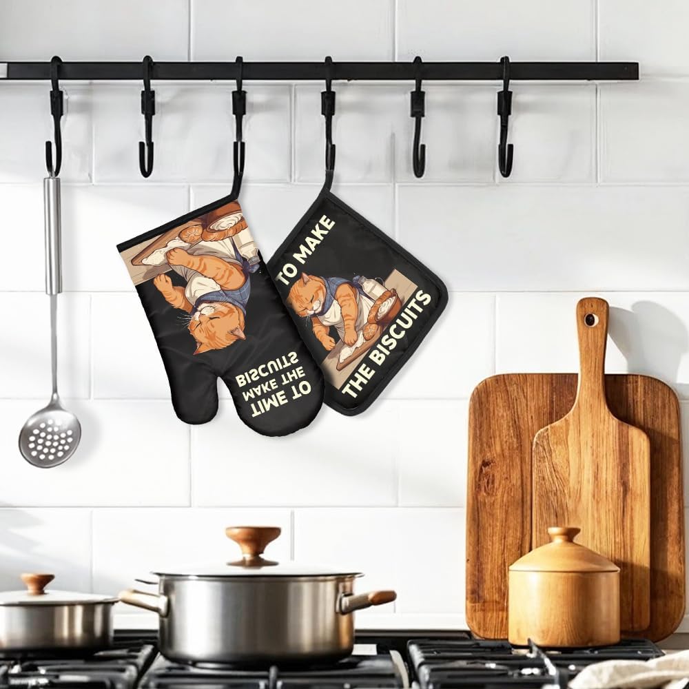 The Biscuits Funny Cat Oven Mi - Kitchen Gadgets For Dad 评论和价格