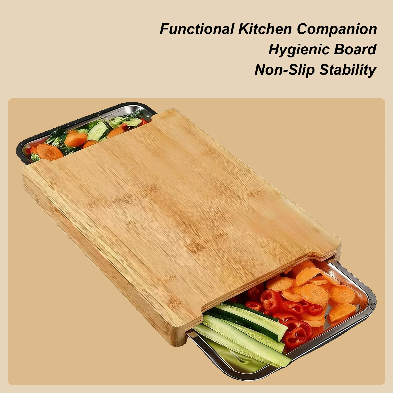 Kitchen Eco-friendly Bamboo Cu - Bamboo Cutting Board 评论和价格
