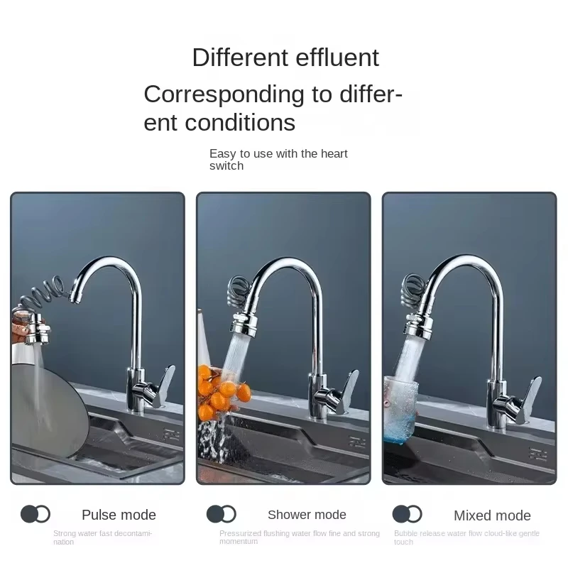 New 3 Modes Sink Faucet 360 De - Kitchen Gadgets Youtube 评论和价格