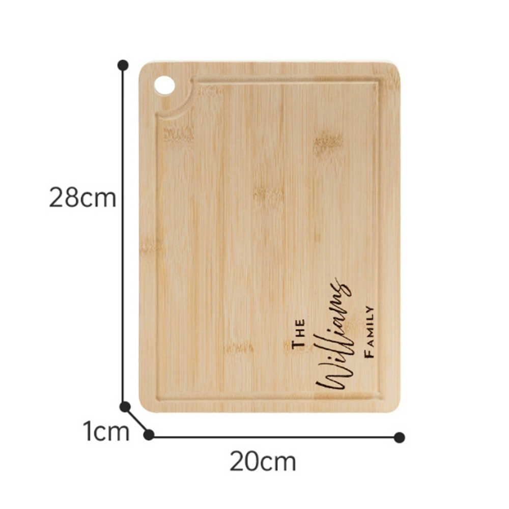 Personalized Name 1Pcs Engrave - Bamboo Cutting Board 评论和价格