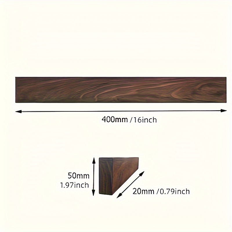 1pc, 16inch Walnut Magnetic Kn - Magnetic Knife Strip 评论和价格