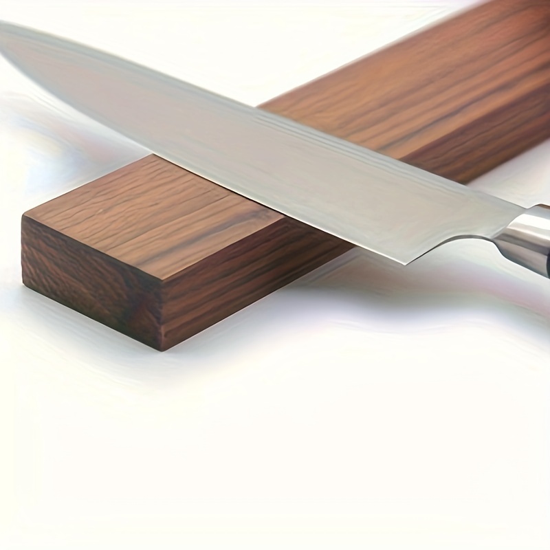 1pc, 16inch Walnut Magnetic Kn - Magnetic Knife Strip 评论和价格