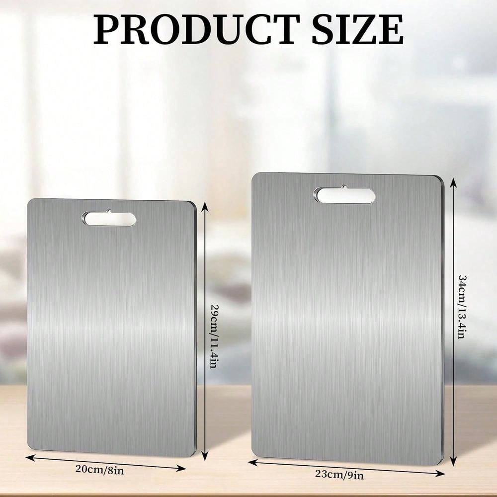 Pcs Stainless Steel Cutting Bo - Bamboo Cutting Board 评论和价格