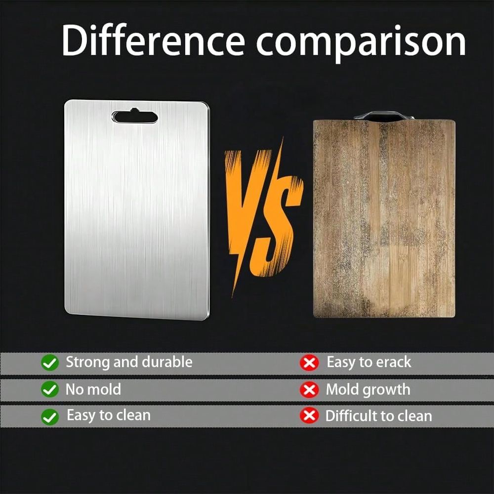 Pcs Stainless Steel Cutting Bo - Bamboo Cutting Board 评论和价格