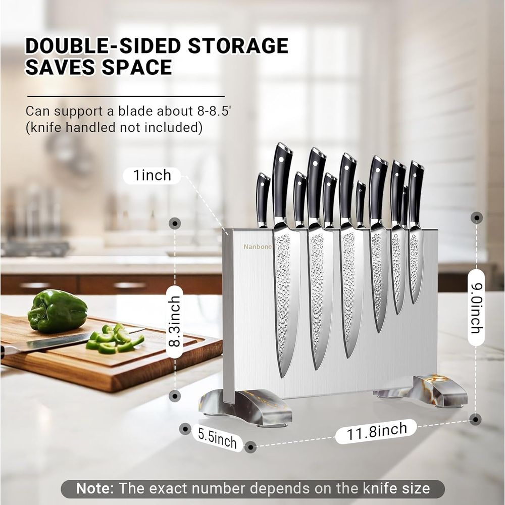 Magnetic Block Stand Without K - Magnetic Knife Strip 评论和价格