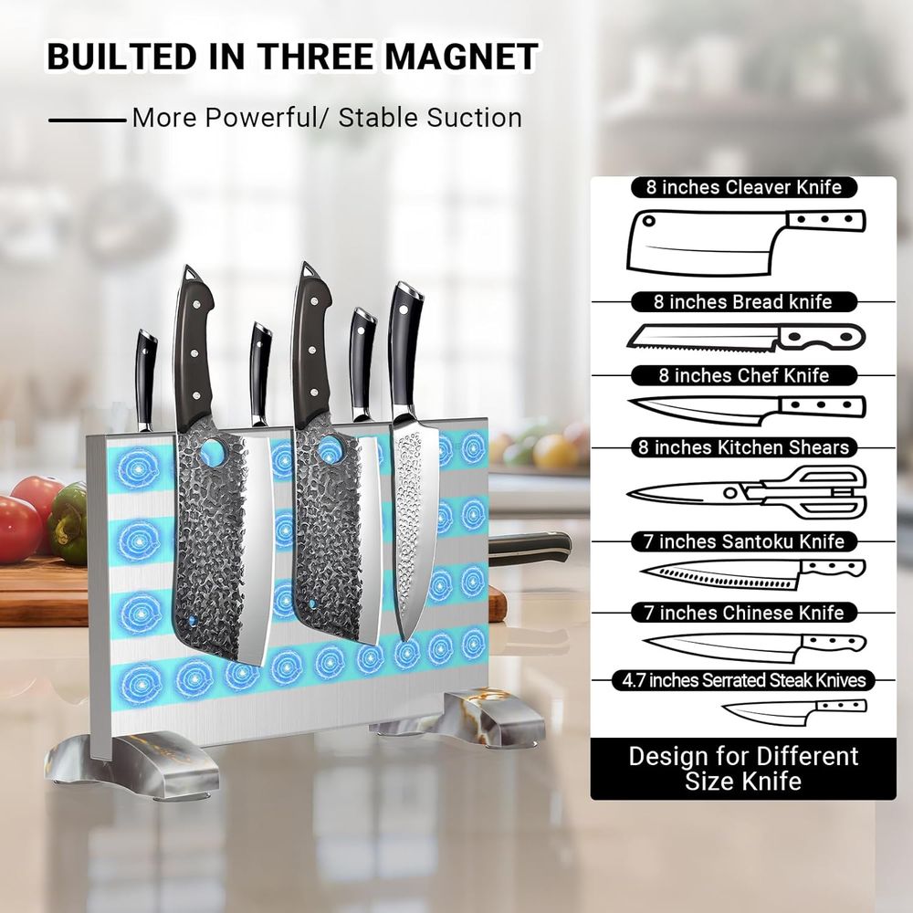 Magnetic Block Stand Without K - Magnetic Knife Strip 评论和价格