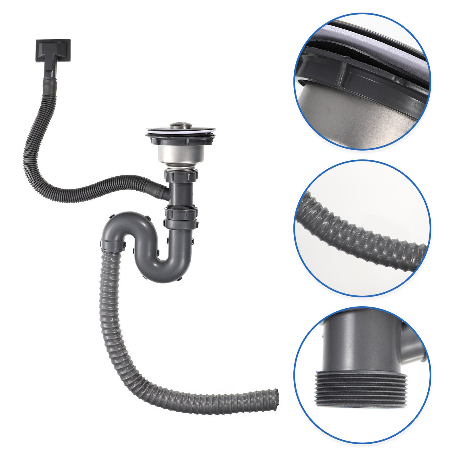 Extendable Drain Pipe 304 Stai - Stainless Steel Strainer 评论和价格