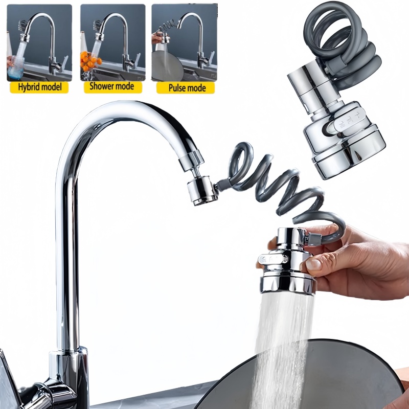 New 3 Modes Sink Faucet Extens - Kitchen Gadgets Youtube 评论和价格