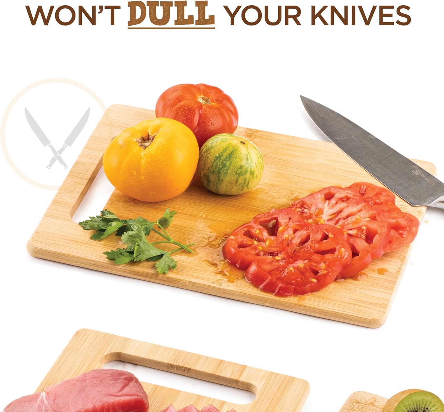 Bamboo Cutting Board 12.5x9 in - Bamboo Cutting Board 评论和价格